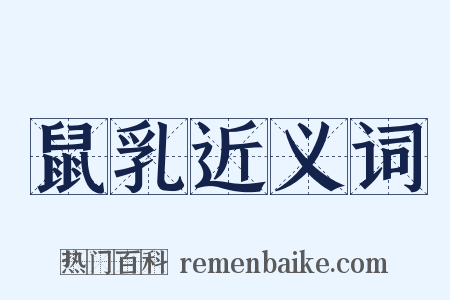 鼠乳近义词是什么意思的图片